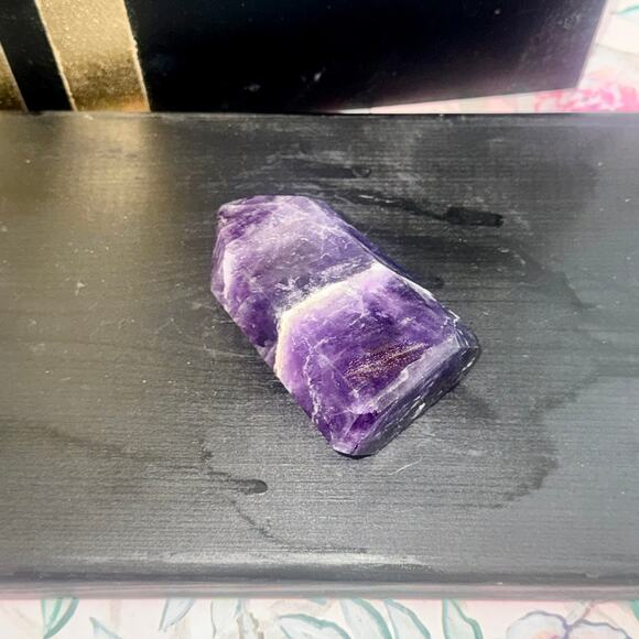 Premier Brazilian Amethyst Tower • 160 g • 3″×2″ Polished Point - Picture 7 of 7